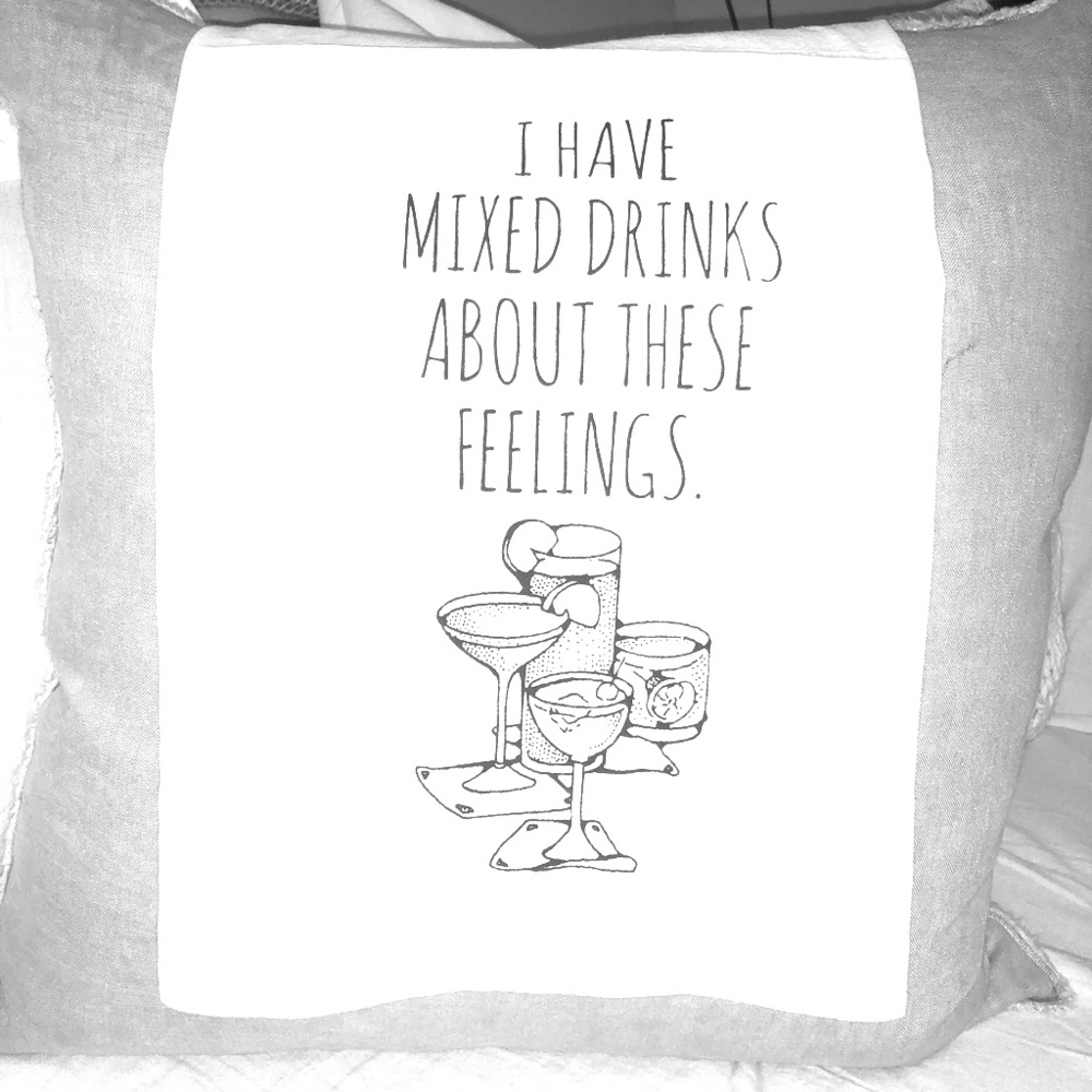 “Mixed Drinks” Flour Sack Tea Towel